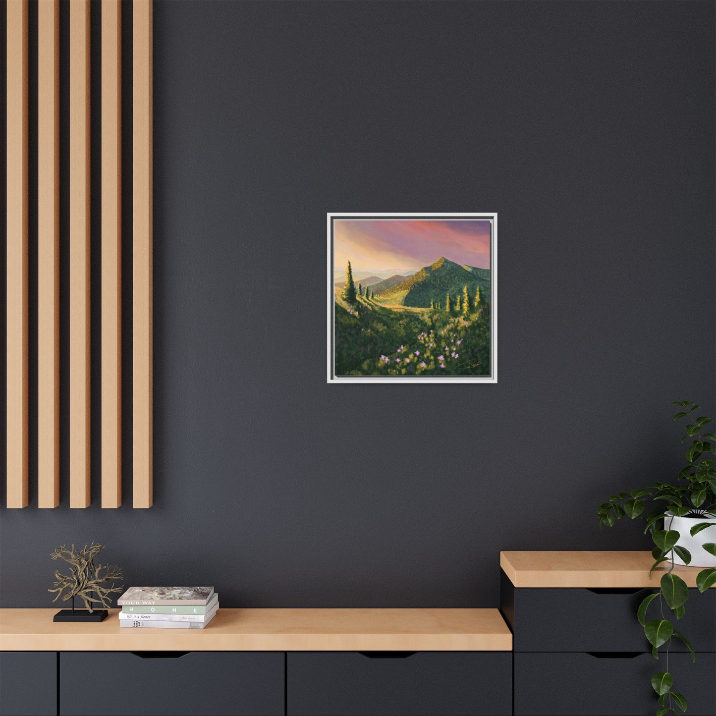 "Path of Light" Framed canvas