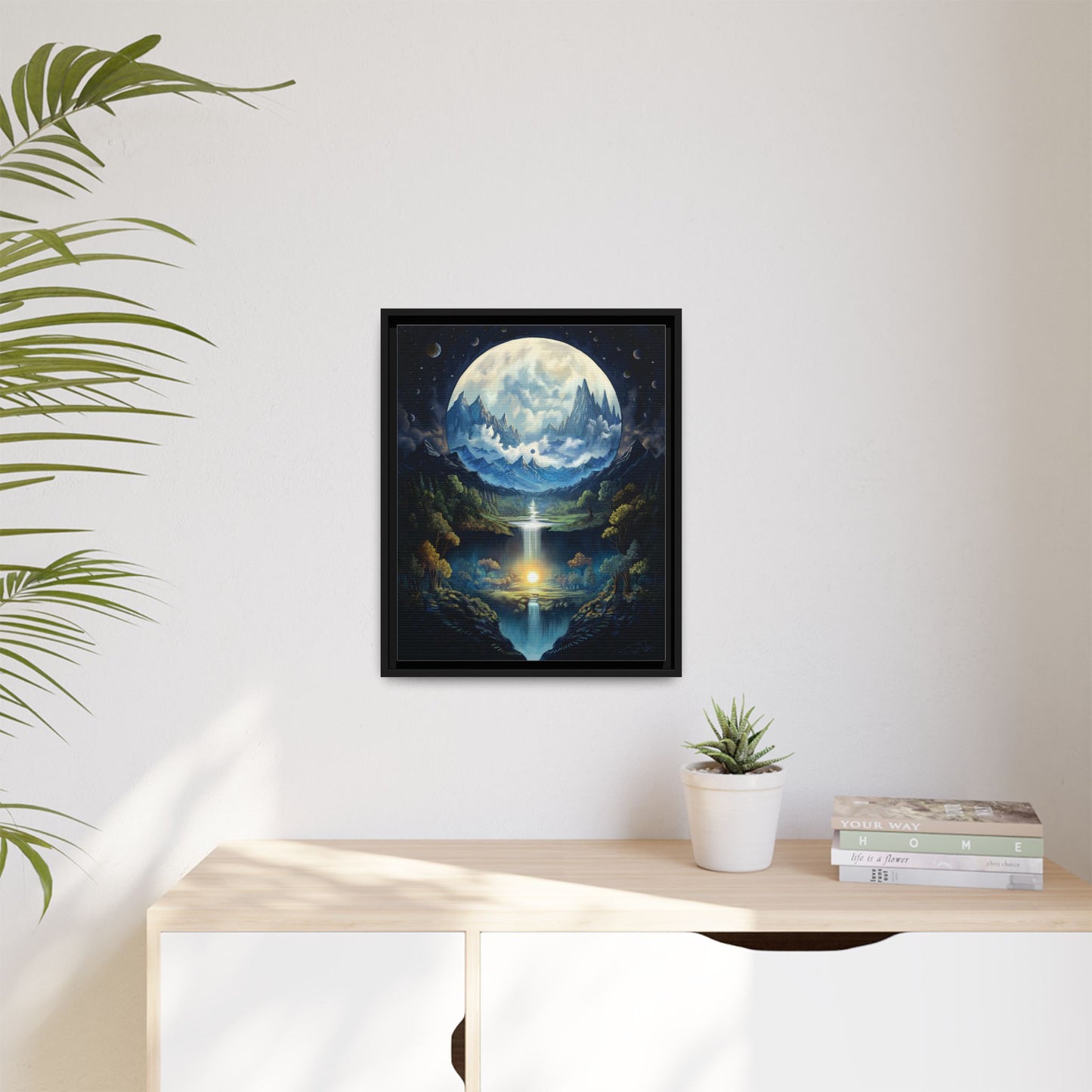 "First Light" Framed canvas