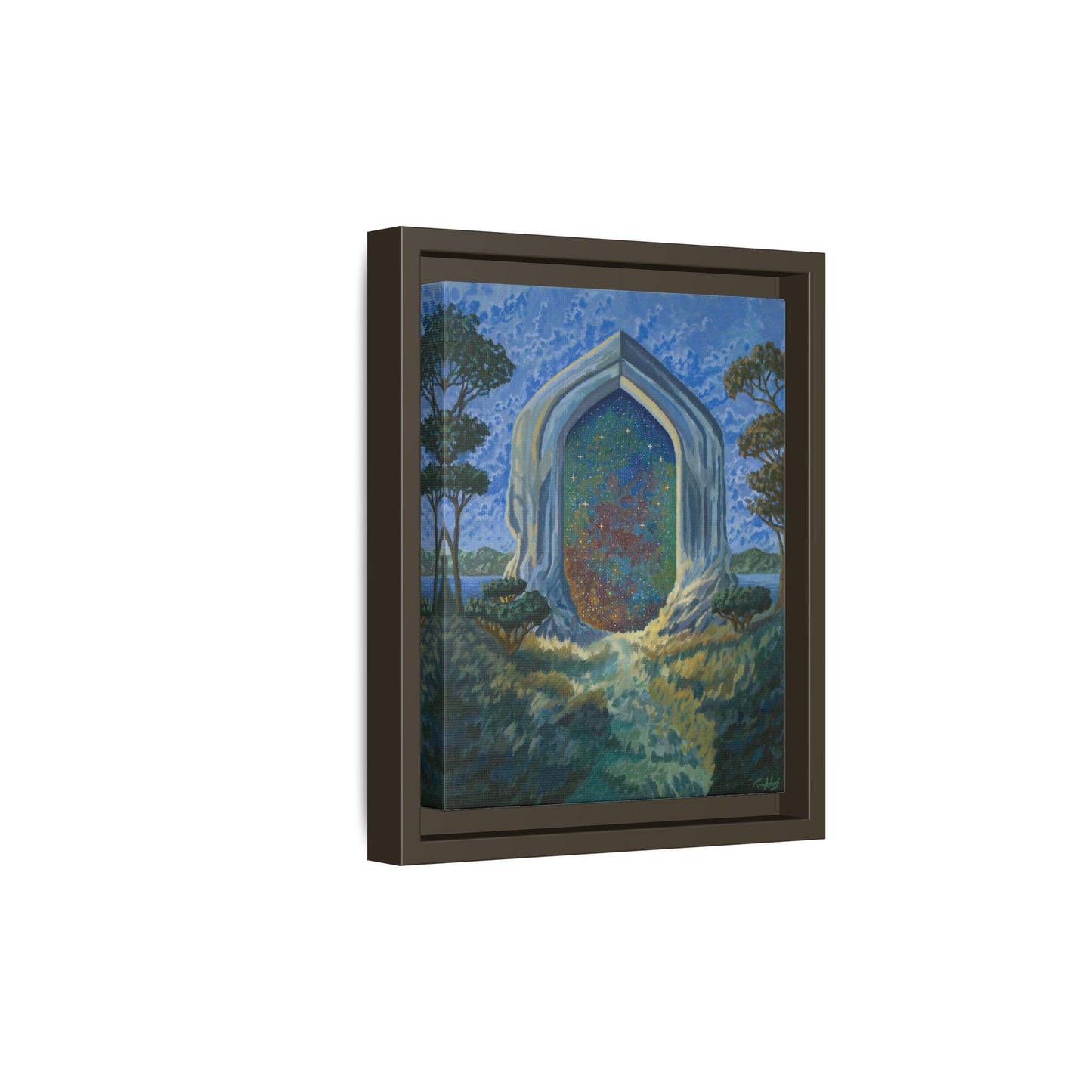"Divine Portal" Framed canvas