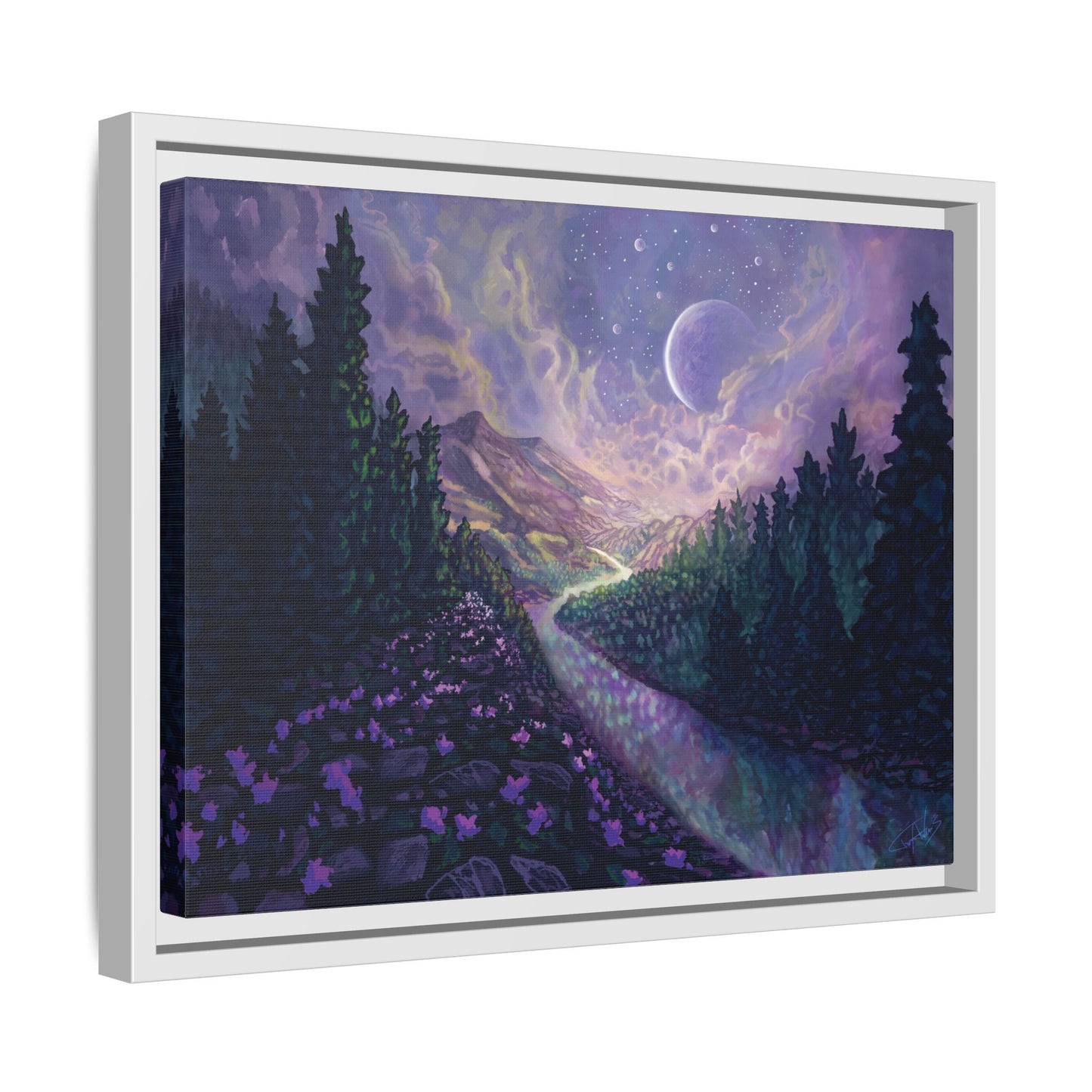 "Stella Nox" Framed canvas