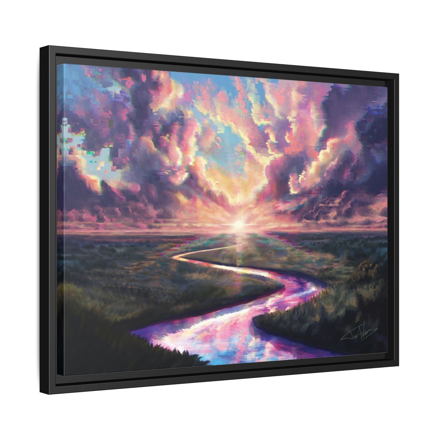 "New Horizon" Framed canvas