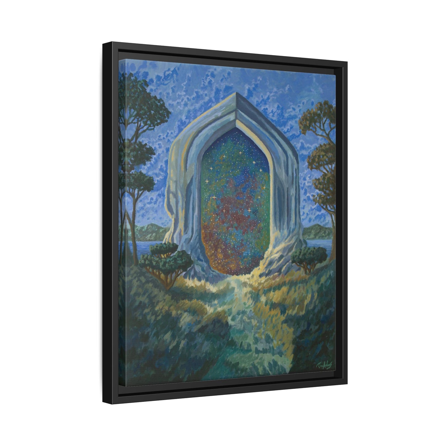 "Divine Portal" Framed canvas