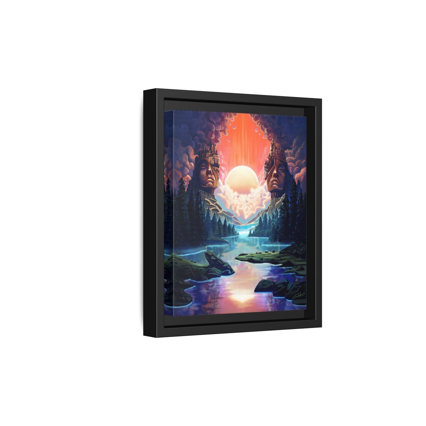 "Our Ruins" Framed canvas