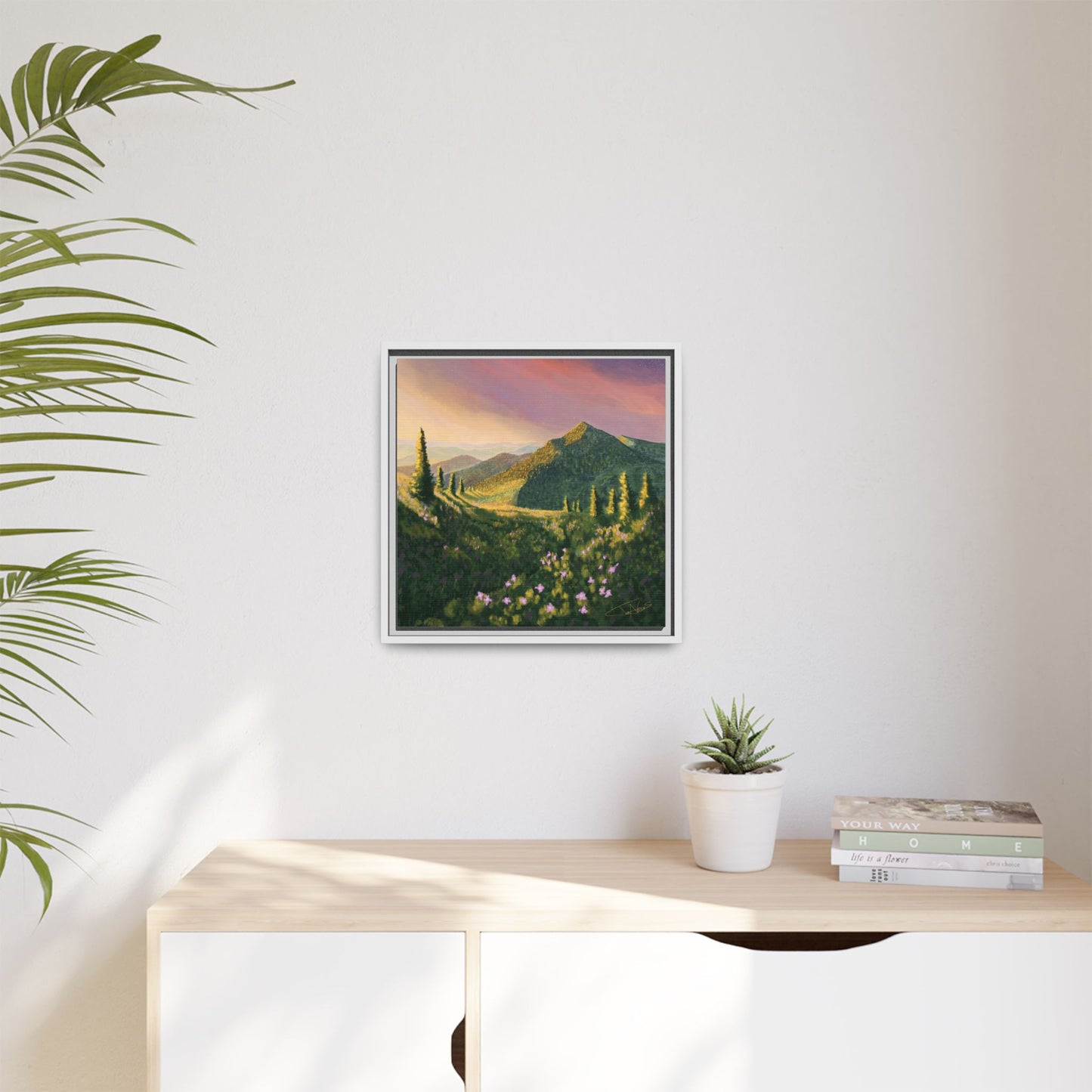 "Path of Light" Framed canvas