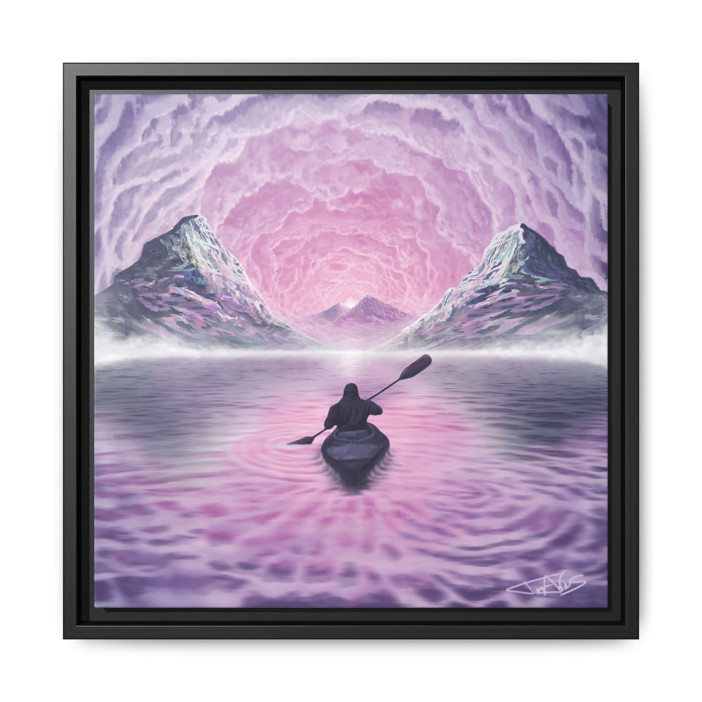 "Still Afloat" Framed canvas print
