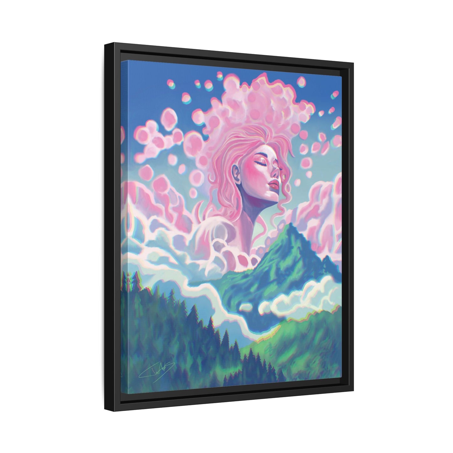 "Dawn" Framed canvas