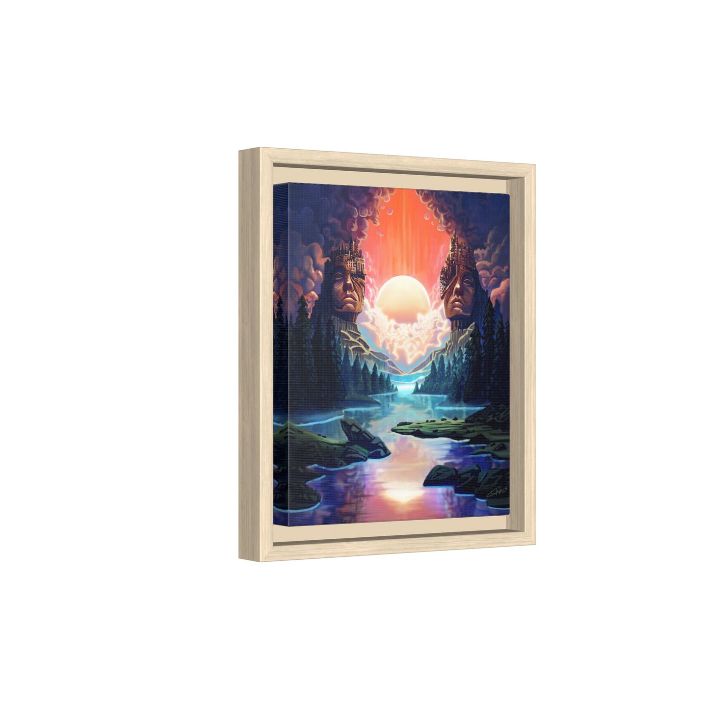 "Our Ruins" Framed canvas