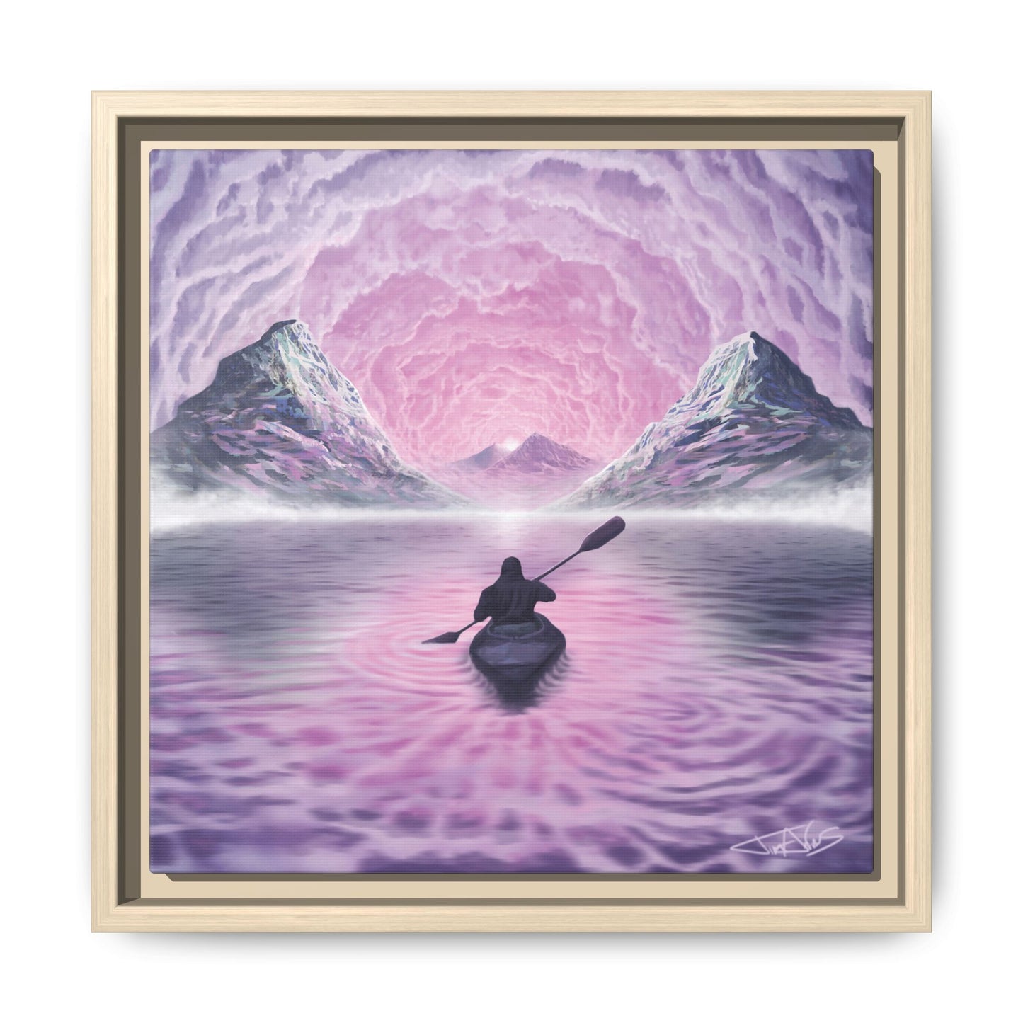 "Still Afloat" Framed canvas print