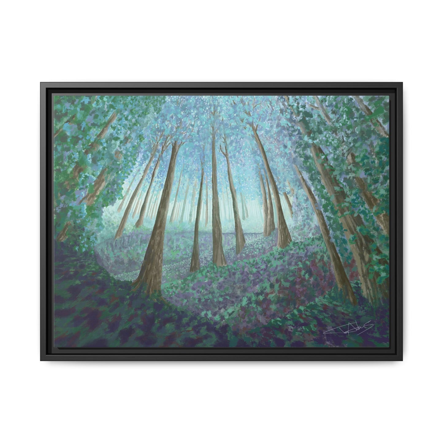 "Cathedral of Trees" Framed canvas