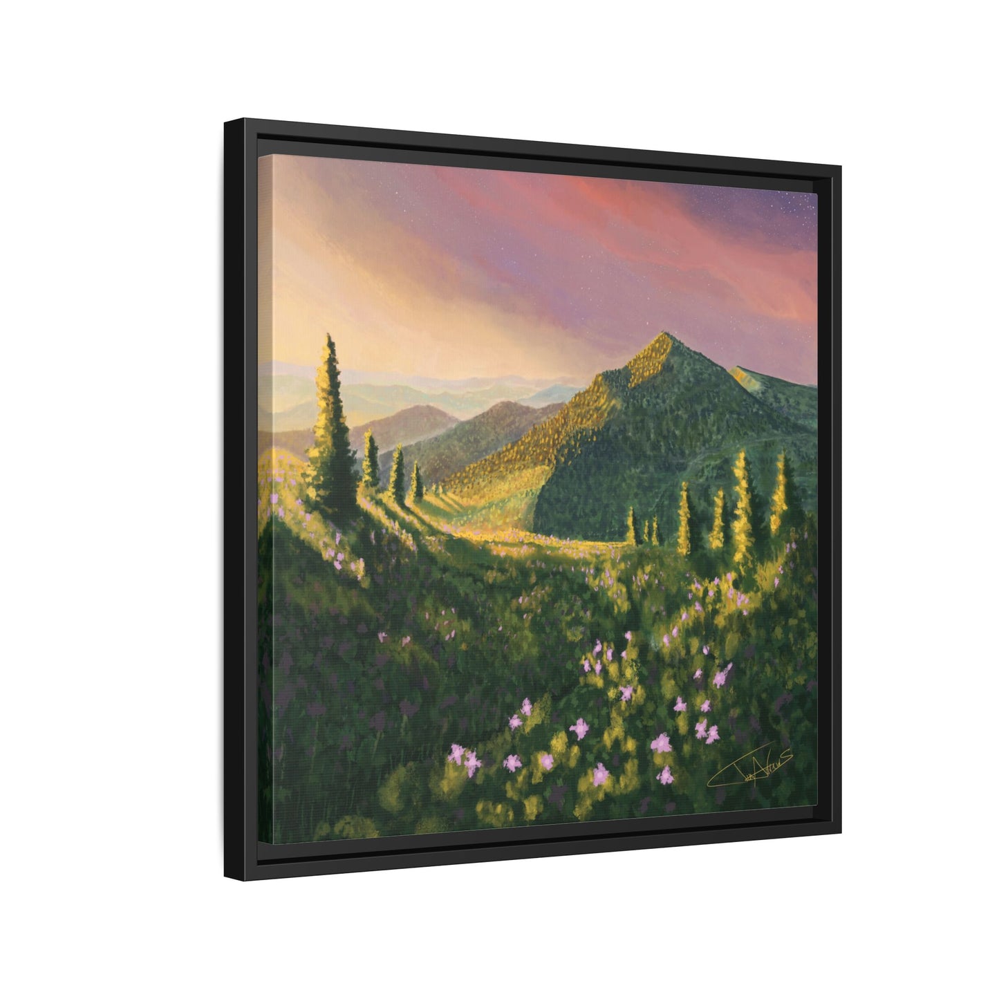 "Path of Light" Framed canvas