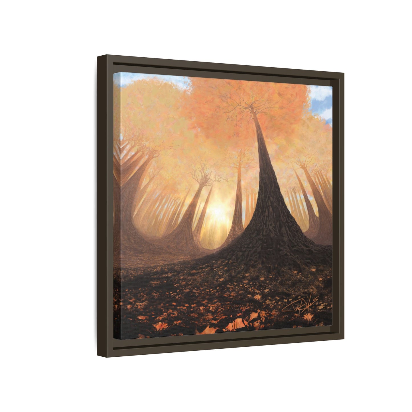 "Fall Painting" Framed canvas