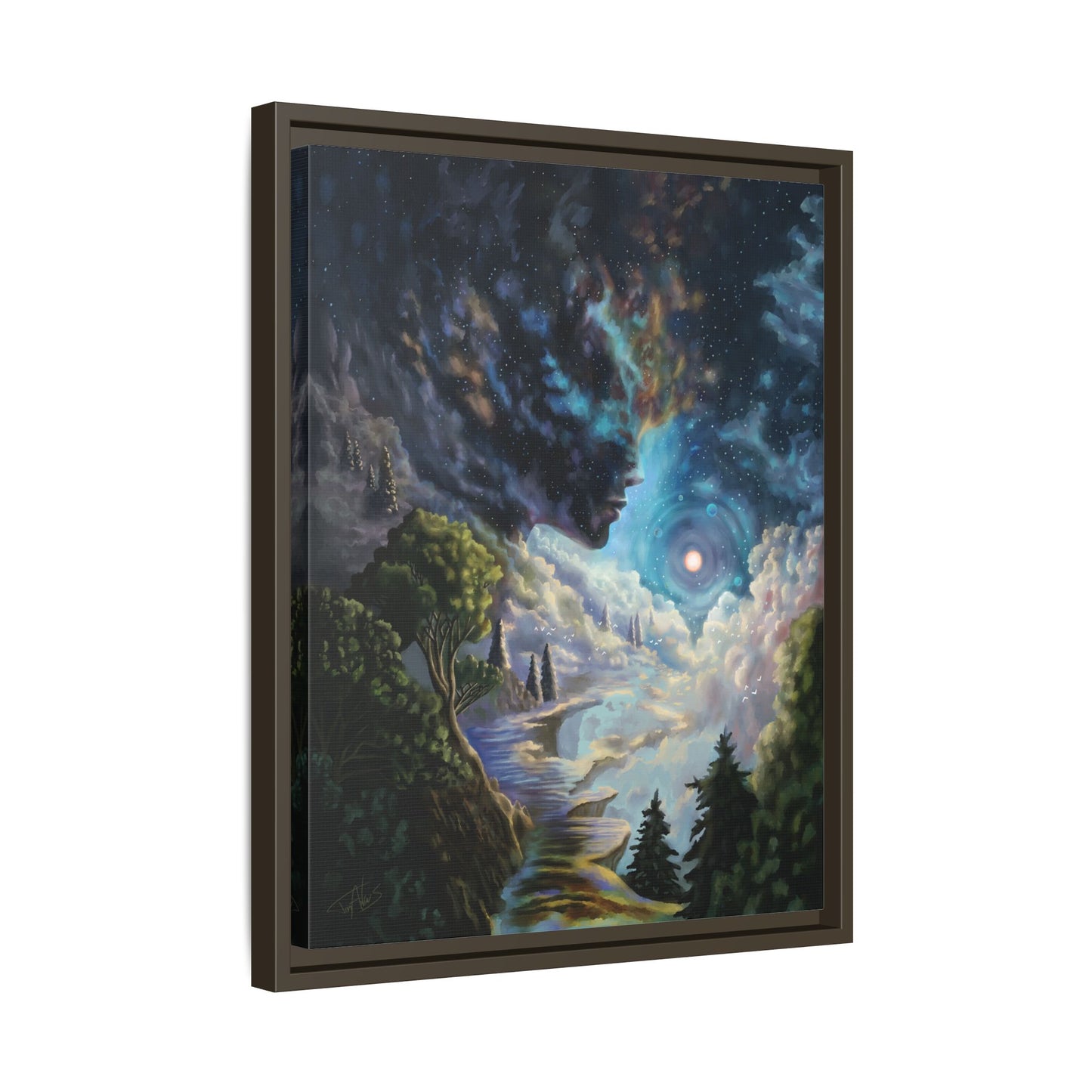 "Ascension" Framed canvas