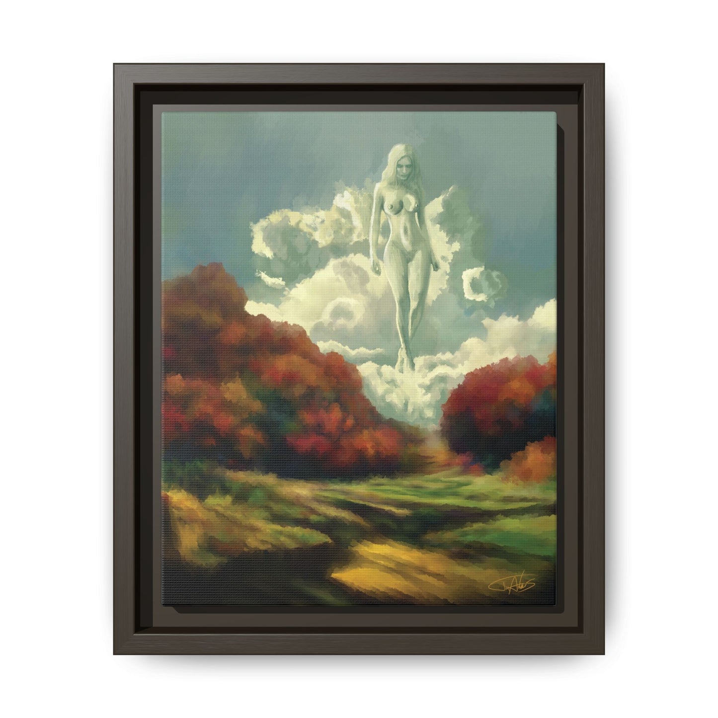 "Nephology" Framed canvas
