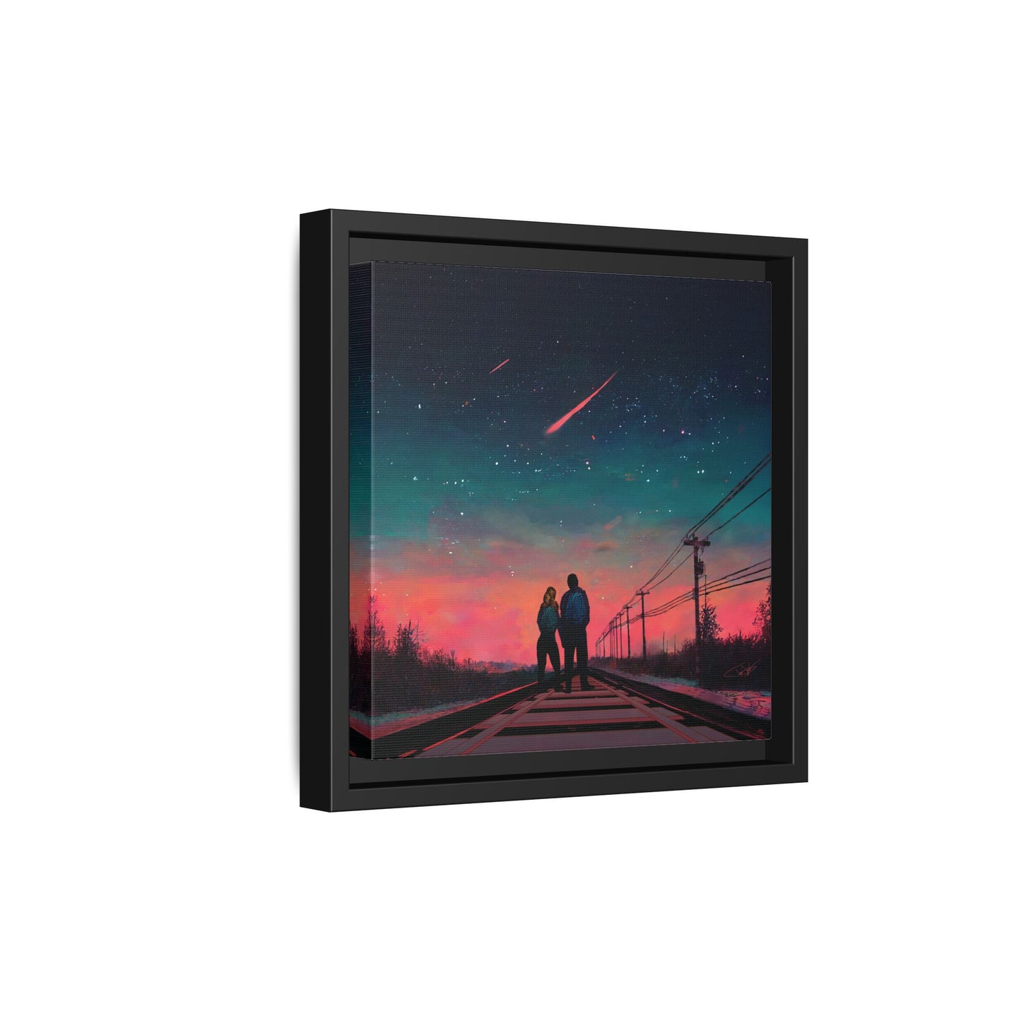 "Time Stood Still" Framed canvas