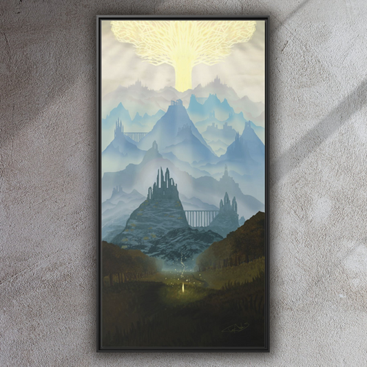 "Lands Between" Framed canvas