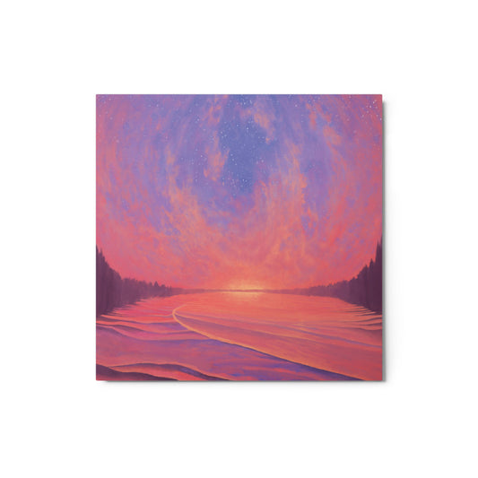 "Infinite Sunset" Metal prints