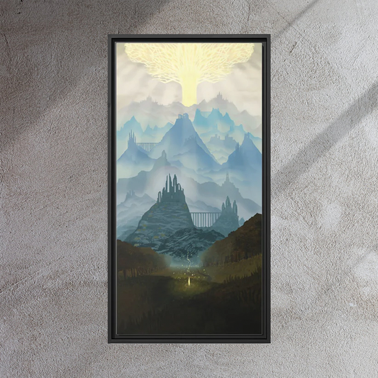 "Lands Between" Framed canvas